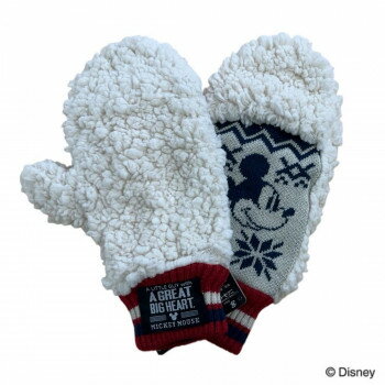 Disney ディズニー ミッキーマウス 婦人用手袋 ホワイト/OF3...(4.0)