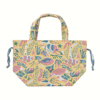 りぶはあと　アクアヒュッゲ　ランチ巾着　CORAL REEF　32706-42