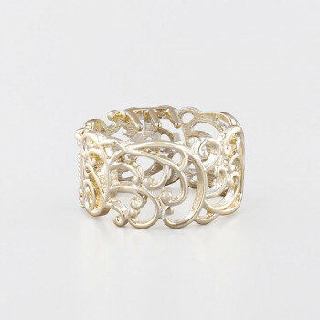 フラワーリング スモールテールクラッチ 透かし×ボタニカル チタンポスト HTC0085-CP