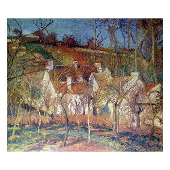 プリハード世界の名画カミーユ・ピサロ『赤い屋根』の複製画です。※モニターの設定などにより、実際の商品と色味や素材の見え方が異なる場合がございます。あらかじめご了承ください。※一部配送ができない地域や配送曜日が限定されている地域がございますので、予めご了承ください。サイズ個装サイズ：84×72×4cm重量個装重量：6000g素材・材質額縁:X52G・木製金箔貼り仕様絵画:布製キャンバス目安サイズ(※):606×500mm※絵画のみの目安サイズです。※額装しますと、縦横+180mm程度のサイズとなります。付属品マット(紙製)、額縁側取付金具、吊りヒモ、取扱説明書生産国日本fk094igrjs
