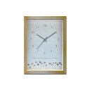 K-Art.Japan 壁掛け時計 DECLOCK interior Flower ナチュラル DC-1507