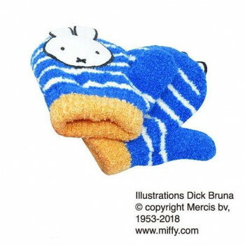 Dick Bruna ディック・ブルーナ Miffy ミッフィー 幼児用手袋(トドラー) ブルー(3)...
