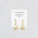 フラワーリング ピアス クリアシャイニー しずく AAP1865-GD(4)