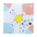 山田繊維 風呂敷(ふろしき) 48 どうぶつコチャエ ネコ ピンク/ブルー 20473-101 PP袋入