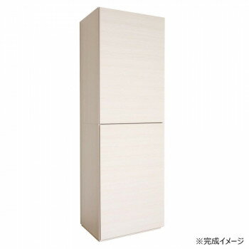 日本製組立家具 縦型収納キャビネット CO-WS-1860T 白木目