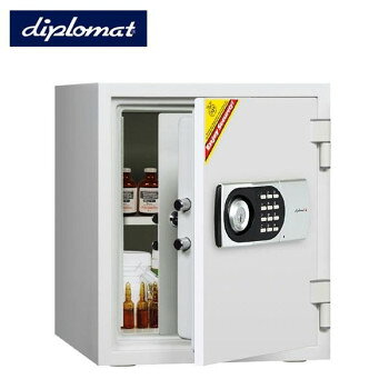 diplomatディプロマット社　ダブルドア　テンキー式耐火金庫　容量24L　125EK77DRUG