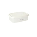 ウィルマックス エンバランス レクタングルコンテナ(角型)S(590ml) ホワイト12216
