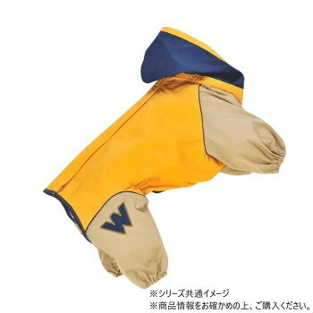 ドッグウェア フルカバーレインコート JコートB マスタード 普通犬用 SS 2220F100