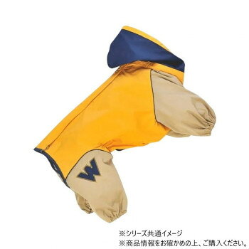 ドッグウェア フルカバーレインコート JコートB マスタード 普通犬用 10号 2220F100