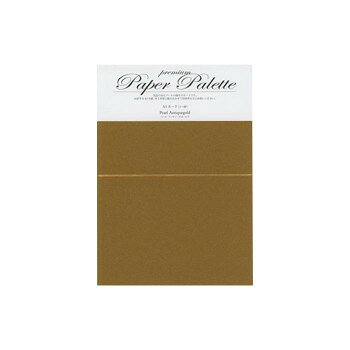 「premium PAPER PALETTE」のA5カード。A5中紙と組み合わせて席次表やメニューカバーなどに。メタリックパール加工が両面に施された紙です。筋押しのあるカード。エンボススタンプやシールなどの装飾がおすすめです。※商品画像の色味は、ご使用のモニターなどにより、実際と異なって見える場合がございます。ご了承下さい。※ご使用のプリンタのマニュアルに従ってプリントしてください。万一不都合が生じた場合は、ただちに使用を中止してください。サイズ210×148mm個装サイズ：21×14.8×1cm重量個装重量：90g素材・材質紙セット内容印字適性:インクジェット(染料)・不可、インクジェット(顔料)・不可、レーザー・不可両面印刷・不可生産国日本fk094igrjs