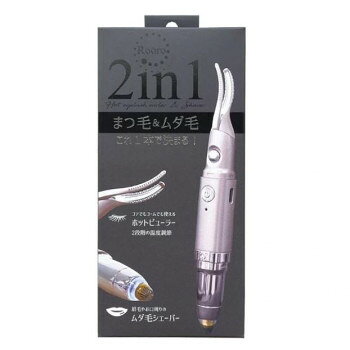 ホットビューラーとシェーバーが1本にホットビューラーとシェーバーが1本になりました。ビューラー部は2段階温度調節機能が付いております。シェーバー部は剃りやすいペンシル型で眉周りや小鼻周りなど細かい部分のお手入れに最適です。乾電池は不要になっております。サイズ個装サイズ：8.6×19.6×2.7cm重量個装重量：77g仕様電源:USB-ACアダプタフル充電時間:約20分連続使用可能時間ビューラー:約30分シェーバー:約60分保証期間:ご購入日から6ヶ月セット内容本体、USBコード(Type-C)、保証書生産国中国fk094igrjs