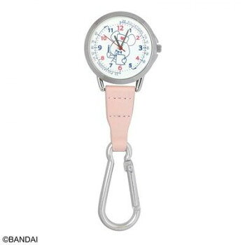 暗闇で光る折り返してスタンド可能なウォッチです。リューズ留め付きです。ご使用の際は取り外してご利用ください。サイズ約φ3.7×D0.8cm、全長約11.5cm個装サイズ：5.0×1.5×18.0cm重量約28g個装重量：41g素材・材質ケース:アロイ合金裏蓋:ステンレス風防:ミネラルガラスベルト部分:合皮カラビナ:アルミニウム仕様(C)BANDAI電池:SR626(ボタン電池)※ボタン電池のため、PSE規制対象外文字盤サイズ:3cm駆動方式:クォーツ動作温度範囲:5〜35度常温携帯精度:月差±15秒防水機能:3気圧防水付属品SR626ボタン電池(モニター電池)生産国中国fk094igrjs