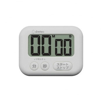 シンプルな3キータイマー大画面で見やすく、料理やストレッチにピッタリです。カウントダウン、カウントアップ、リピート機能があり、シンプルだけど使いやすくなっております。サイズ約W90×D19×H70mm個装サイズ：10×2×15cm重量約57g個装重量：77g仕様電源:単4形乾電池(テスト電池)×1個表示方法:液晶デジタル4桁アラーム鳴動時間:約1分間生産国中国fk094igrjs