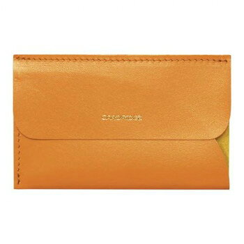 国産レザー デュン カードリッジ dunn 超薄型名刺入れ オレンジ CD308