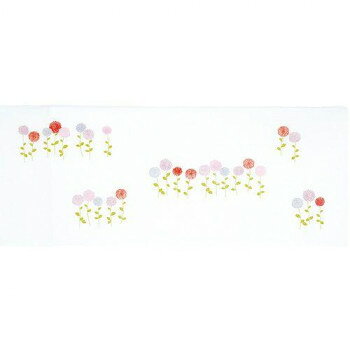 おすすめダリアは、ウエディングの花飾りなどでも使われる女性に人気のキク科の花です。「華麗」「気品」「優雅」などの花言葉があり女性へのプレゼントにぴったり。並んだダリアが風に揺れている姿をイメージしてデザインしました。日常使いはもちろんのこと、出産祝いなどのギフトにも最適です。サイズ約34×88cm個装サイズ：20×15×2cm重量41g個装重量：100g素材・材質綿100%生産国日本fk094igrjs