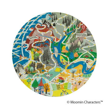 MOOMIN(ムーミン) ポットコースター ムーミン 地図 OPD060035