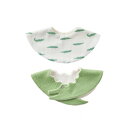 Hugmaruスタイ2点セット ワニ GR K55-07512