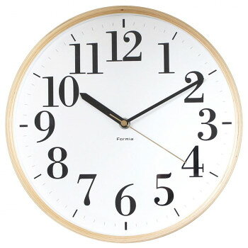 FORMIA　アナログ掛け時計　ナチュラル　HIC-003(3)
