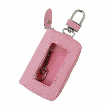 AWESOME(オーサム)　スマートキーケース　クリア窓付き　ライトピンク　ASK-CM008