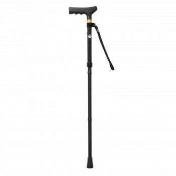 とってもステッキ 折りたたみタイプ CH230006 A・ブラック