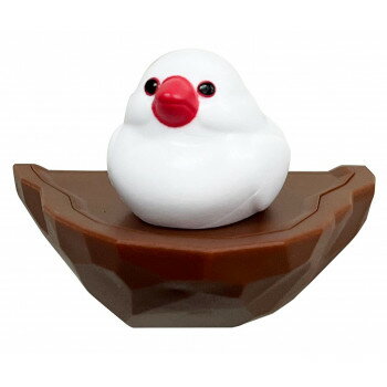 biite トリの巣 輪ゴムホルダー シロ文鳥 844torinosu_sb