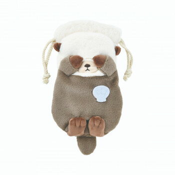 りぶはあと くびねっこ 巾着 ラッコ 27040-10