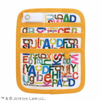 エリックカール ポケットオーガナイザー　イエロー・ST-ZE0007