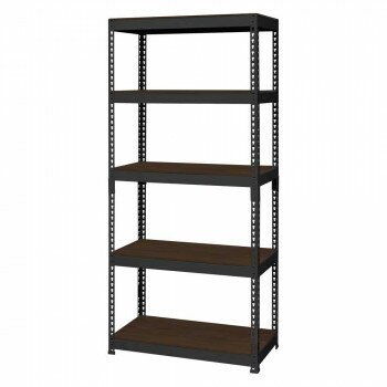 シェルフ5段 幅81cm MK-885NBK ブラック
