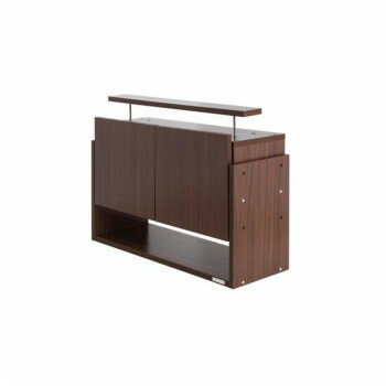 コレクションラック ワイド専用上置き ロータイプ 奥行29cm用 CR-T8329US　B・ブラウン