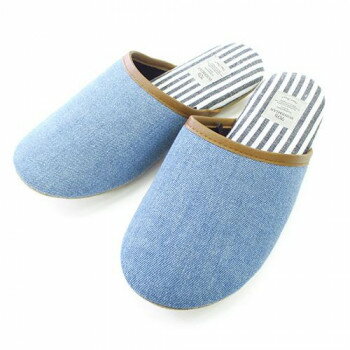 オクムラ　デニムソフトスリッパ　　BL(ブルー)　Lサイズ　AAAA7901BL