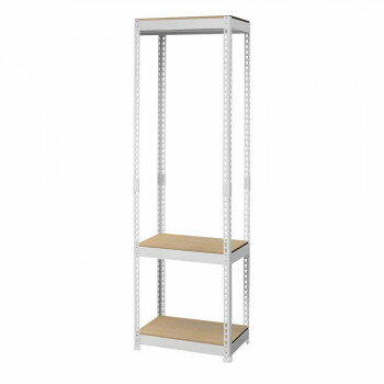 ハンガーラック3段 幅51cm MK-853HWH ホワイト