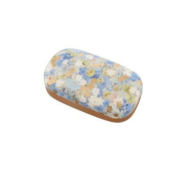 フラワーリング FLOWERING 小物入れ フラワーパターン GKO0016-BL(ブルー)