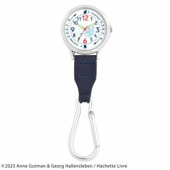 リサとガスパール カラビナ付きウォッチ ネイビー ST-TSG0004