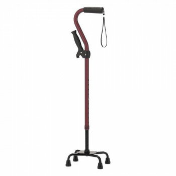 マキテック 補助グリップ付アルミ製4点支柱杖 AQS-10RE