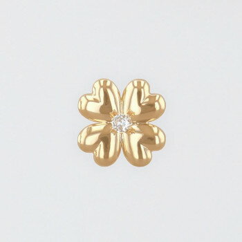フラワーリング ブローチ クローバー ゴールド APB0018-GD