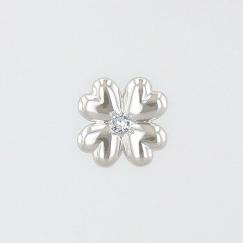 フラワーリング ブローチ クローバー シルバー APB0018-SV