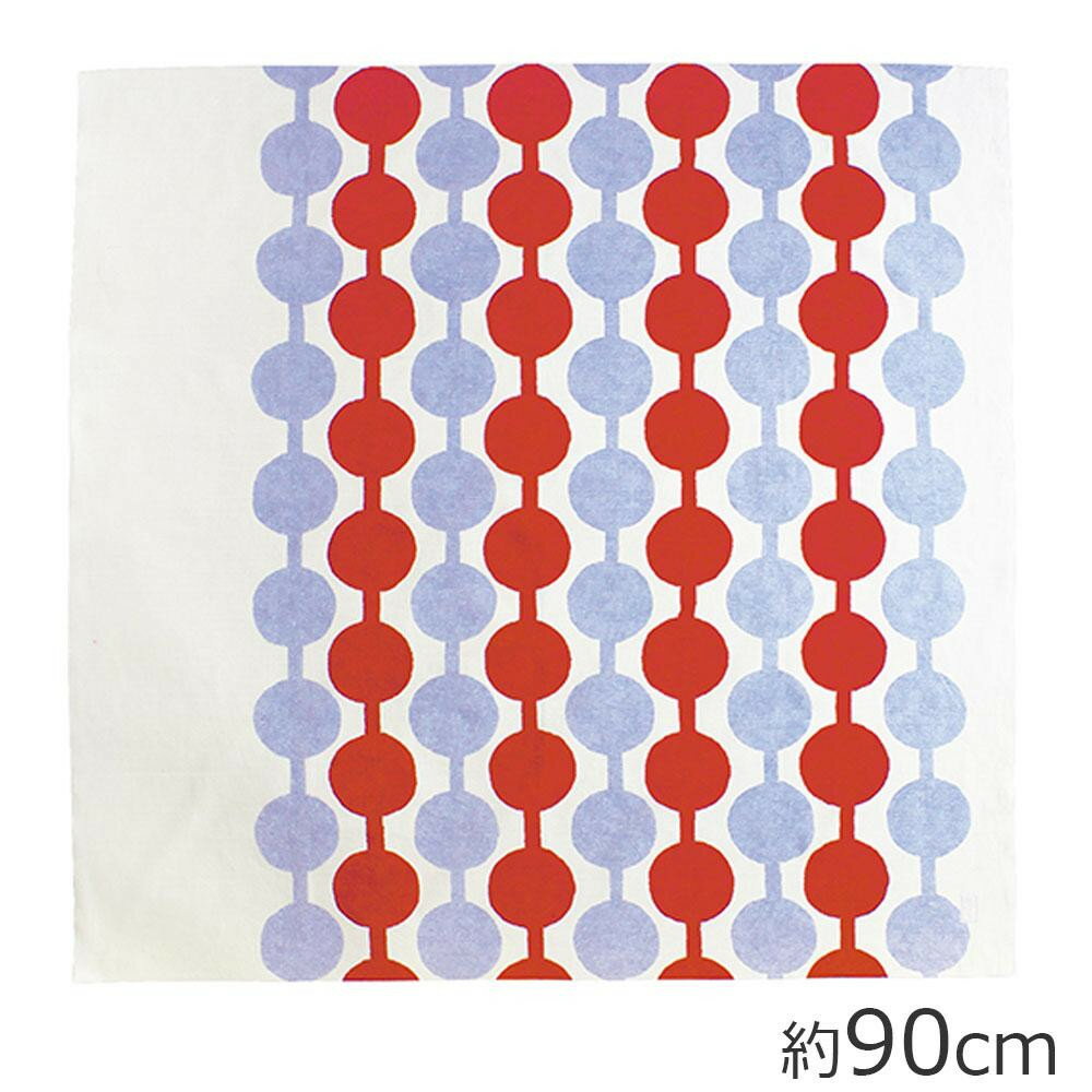 山田繊維 むす美 風呂敷(ふろしき) 二四巾 竹久夢二 つなぎだんご アカ 21181-222