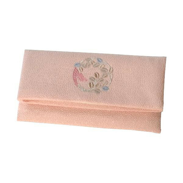 山田繊維　光悦ちりめん念珠入れ　　ピンク　50057-003