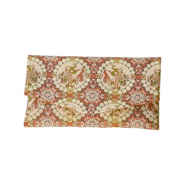 山田繊維　むす美　龍村織　名物裂「錦」　念珠入　獅子狩文　51018-102