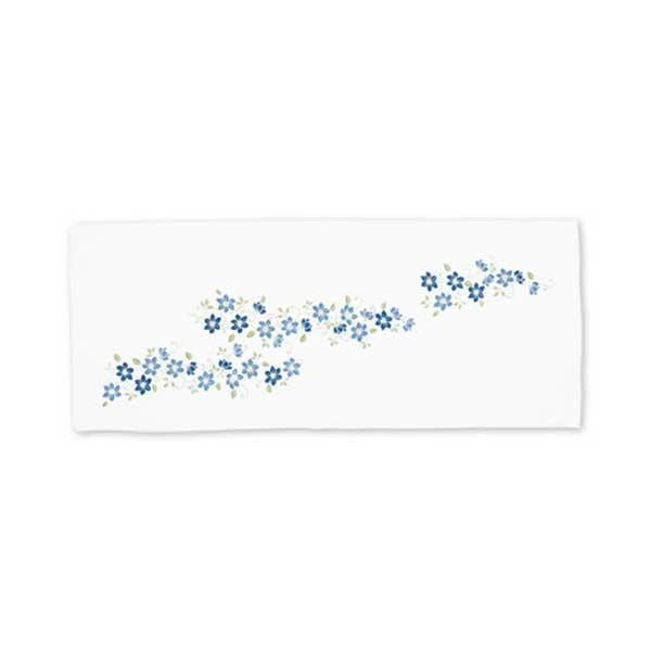 山田繊維 風呂敷(ふろしき) ガーゼ手拭い 鉄線 ブルー 60053-152(3)