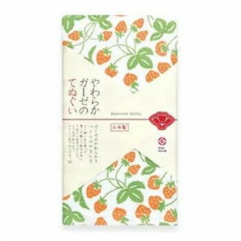 日繊商工 ジャパニーズスタイルてぬぐい 161623 いちご畑1配色