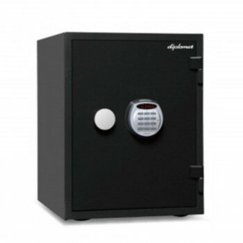 耐火・耐水デザイン金庫　R3デジタルテンキー式ロック　容量36L　ブラック・A530R3WRBLACK