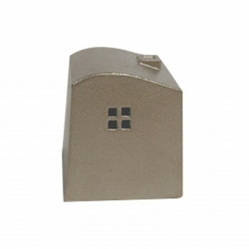 窓辺のインテリア HOUSE(ハウス) 小さな金属製のお家 カタナダラカエントツ