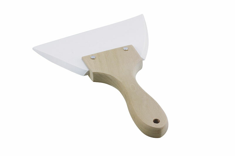 カンダ 木柄三角シリコンゴムヘラ 特大　 086034