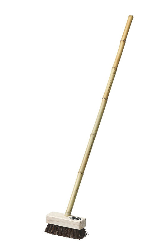 カンダ 竹柄デッキブラシ シダ　381017