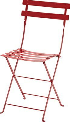 ニチエス フェルモブ メタルフォールディングチェア／67レッド