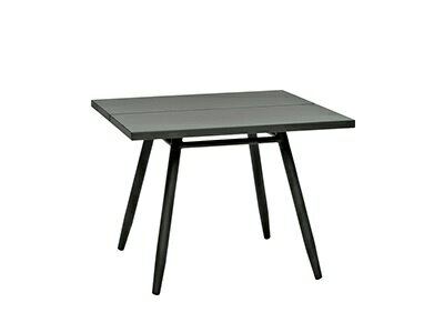 ニチエス マイオリ スティパスクエアアルミテーブル／カーボン