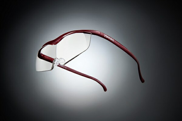 ハズキルーペ ラージ クリアレンズ 赤