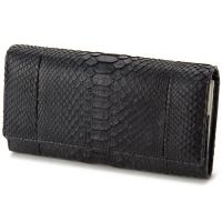 SNJN0238 ロダニア パイソン長財布 BK SNJN0238 ロダニア パイソン長財布 BK
