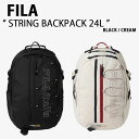 FILA tB bN STRING BACKPACK FS3BPF5006X XgO obNpbN ΂ S ubN N[ Y fB[X jp p yÁzgpi